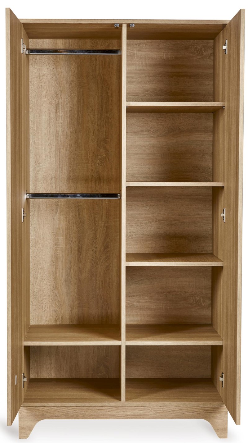 Praktické vnútorné usporiadanie detskej skrine Tsugi